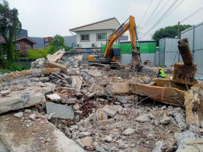 Visit Demoliton site in Bangkok