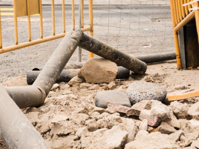 การป้องกันท่อประปาและระบบไฟฟ้าใต้ดินก่อนรื้อถอนสิ่งปลูกสร้าง